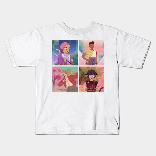 Quadron Kids T-Shirt by Beth Leilani